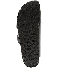 Birkenstock Women's Arizona Soft Footbed Velvet Suede Slide Sandals