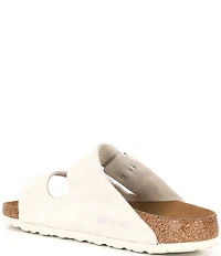 Birkenstock Women's Arizona Soft Footbed Velvet Suede Slide Sandals