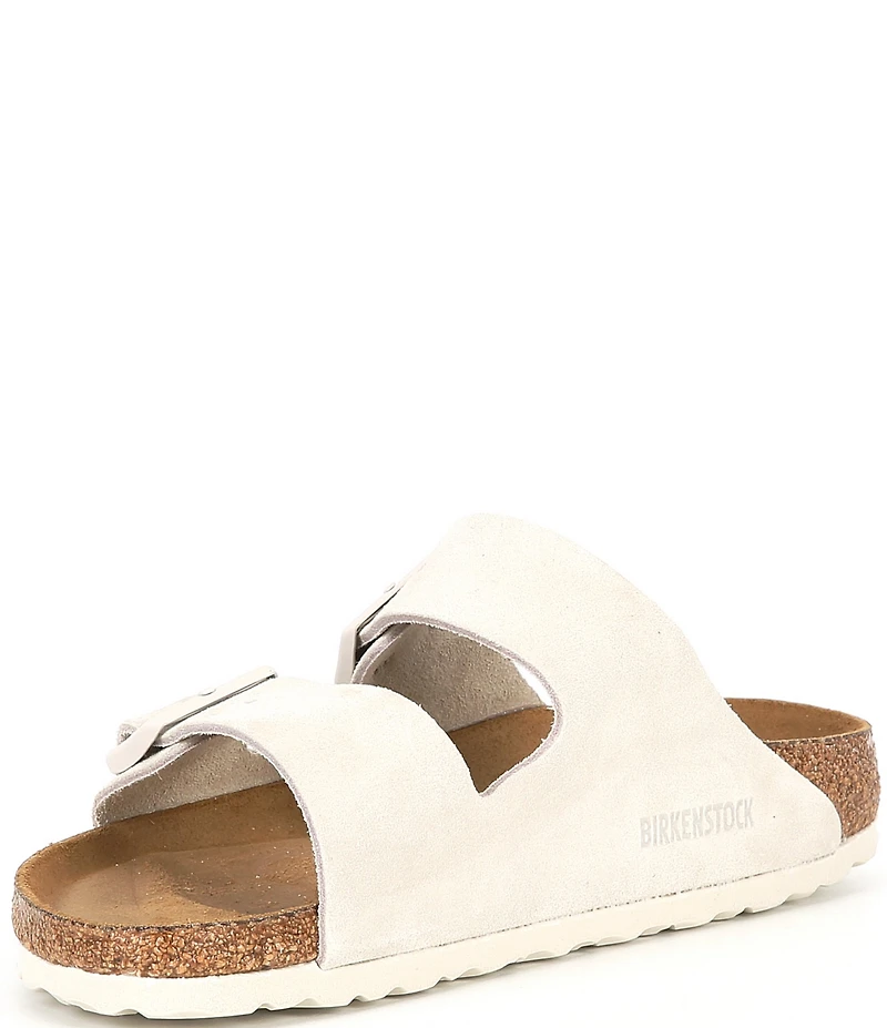 Birkenstock Women's Arizona Soft Footbed Velvet Suede Slide Sandals