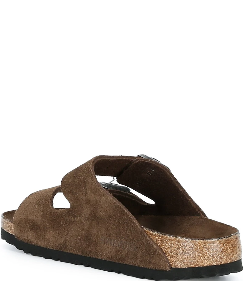 Birkenstock Women's Arizona Soft Footbed Velvet Suede Slide Sandals