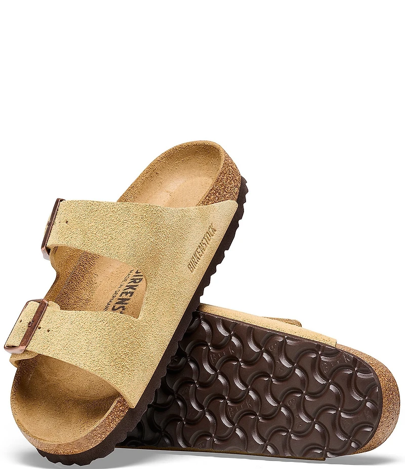 Birkenstock Women's Arizona Suede Banded Slide Sandals