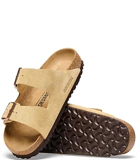 Birkenstock Women's Arizona Suede Banded Slide Sandals