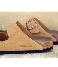 Birkenstock Women's Arizona Suede Banded Slide Sandals