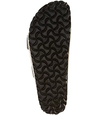 Birkenstock Women's Arizona Nubuck Big Buckle Hardware Slide Sandals