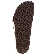 Birkenstock Women's Arizona Nubuck Big Buckle Hardware Slide Sandals