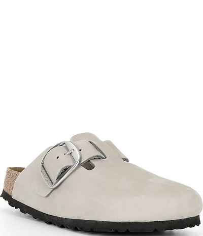 Birkenstock Women's Boston Big Buckle Nubuck Clogs