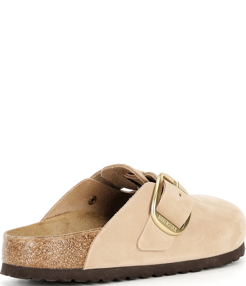 Birkenstock Women's Boston Big Buckle Nubuck Clogs