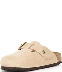 Birkenstock Women's Boston Big Buckle Nubuck Clogs