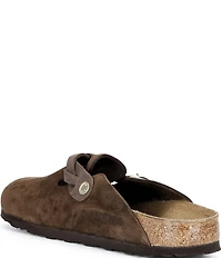 Birkenstock Women's Boston Braid Strap Suede Clogs