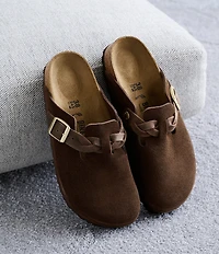 Birkenstock Women's Boston Braid Strap Suede Clogs