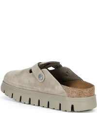 Birkenstock Papillio by Birkenstock Women's Boston Chunky Suede Platform Clogs