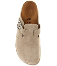 Birkenstock Papillio by Birkenstock Women's Boston Chunky Suede Platform Clogs