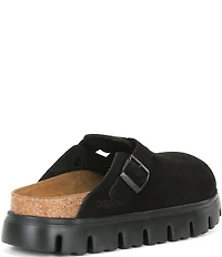 Birkenstock Women's Boston Chunky Suede Platform Clogs