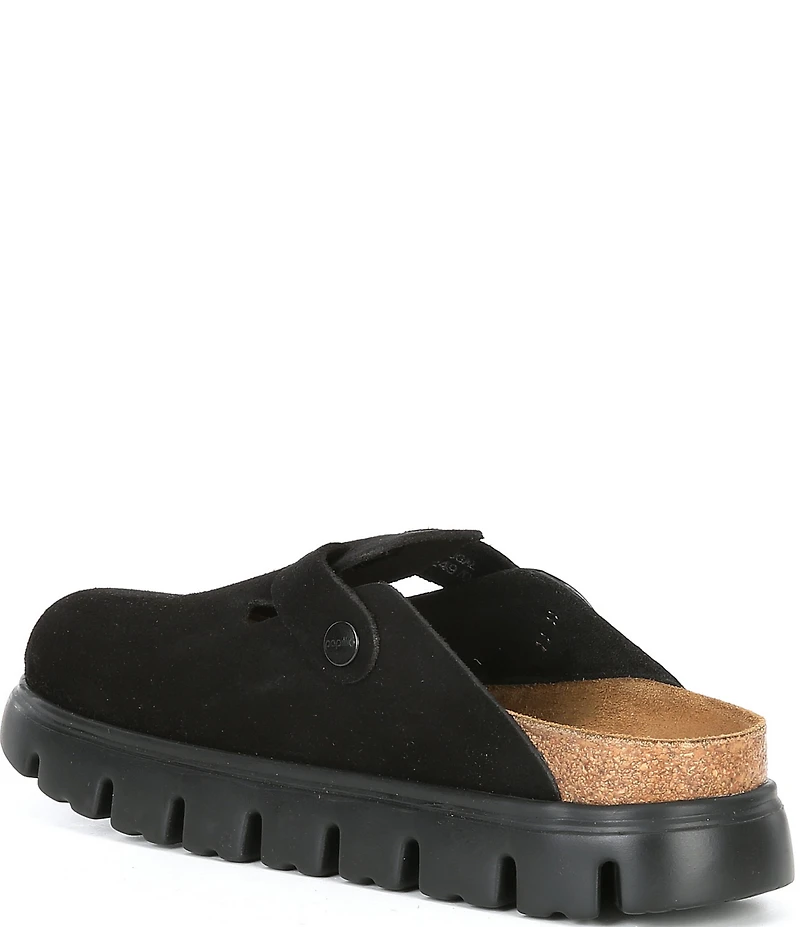 Birkenstock Women's Boston Chunky Suede Platform Clogs