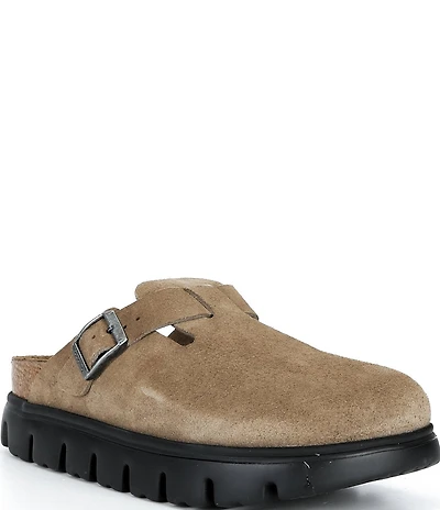 Birkenstock Papillio by Birkenstock Women's Boston Chunky Suede Platform Clogs