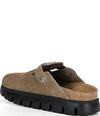 Birkenstock Papillio by Birkenstock Women's Boston Chunky Suede Platform Clogs