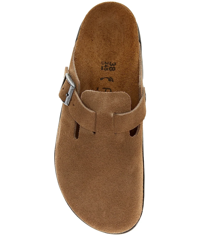 Birkenstock Papillio by Birkenstock Women's Boston Chunky Suede Platform Clogs