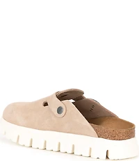 Birkenstock Papillio by Birkenstock Women's Boston Chunky Suede Platform Clogs