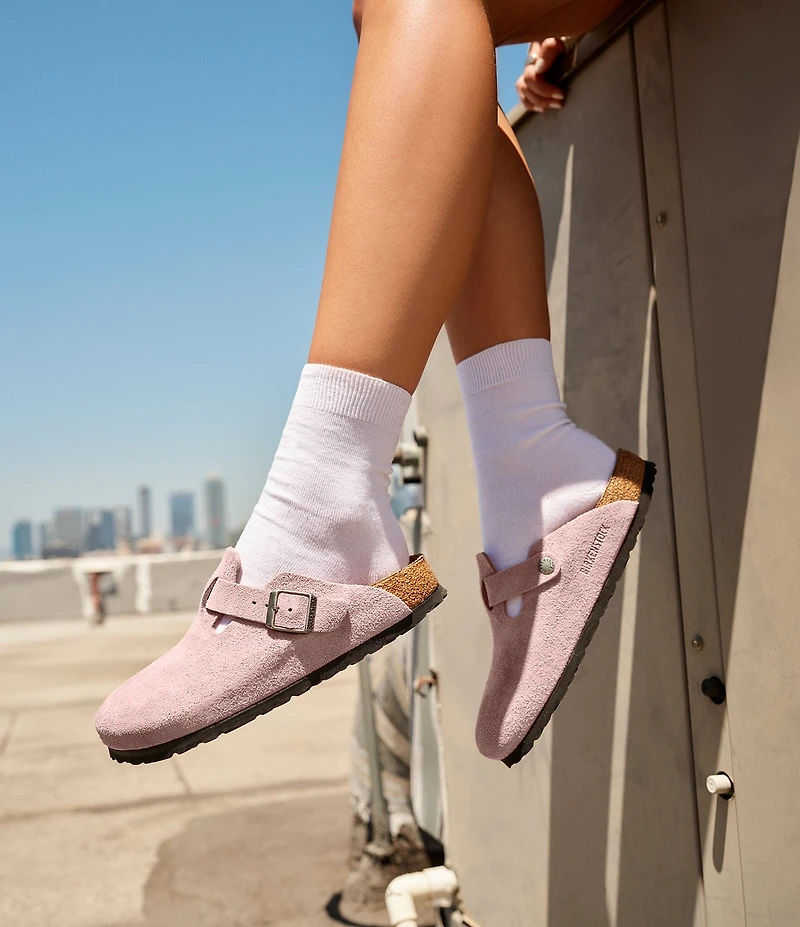 Birkenstock Women's Boston Suede Clogs