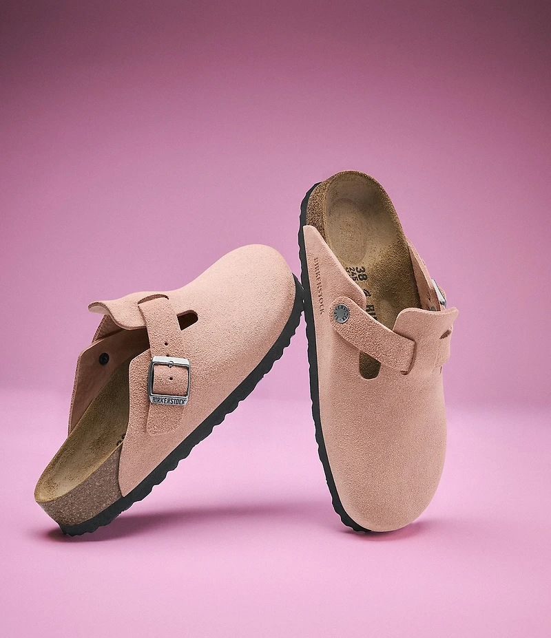 Birkenstock Women's Boston Suede Clogs