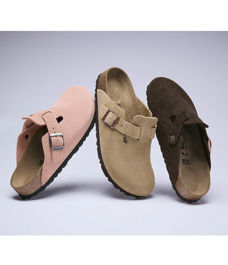 Birkenstock Women's Boston Suede Clogs