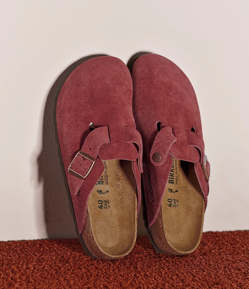 Birkenstock Women's Boston Suede Clogs
