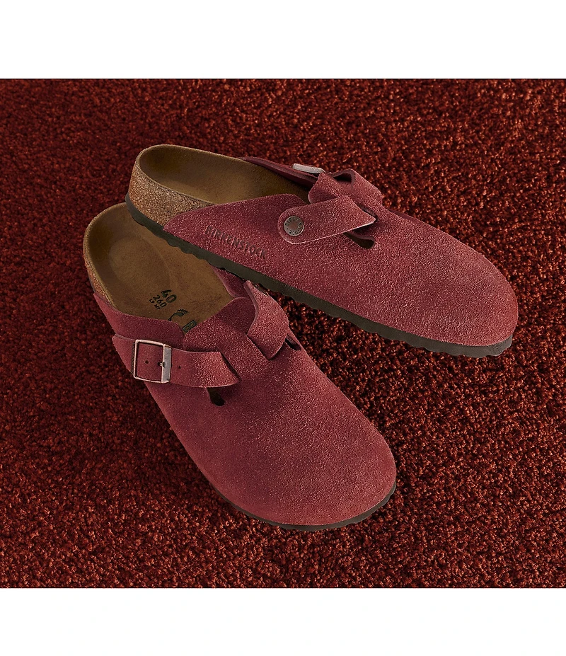 Birkenstock Women's Boston Suede Clogs