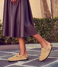 Birkenstock Women's Boston Suede Clogs