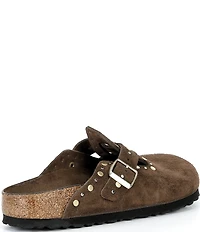 Birkenstock Women's Boston Suede Rivet Studded Clogs