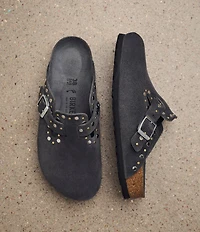 Birkenstock Women's Boston Suede Rivet Studded Clogs