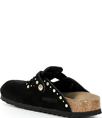 Birkenstock Women's Boston Suede Rivet Studded Clogs