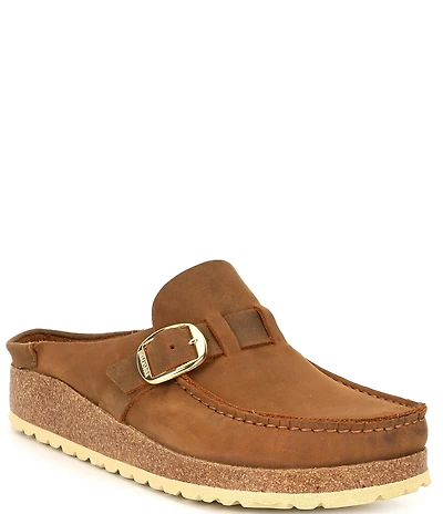 Birkenstock Women's Buckley Oiled Leather Clogs
