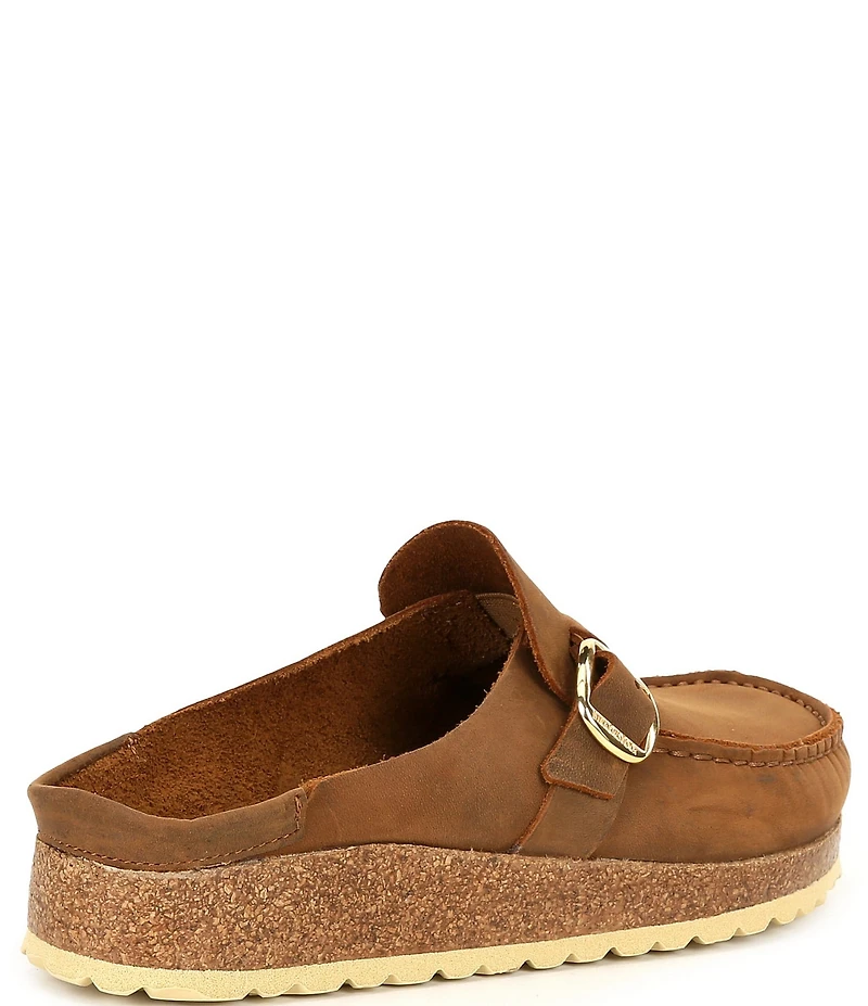 Birkenstock Women's Buckley Oiled Leather Clogs