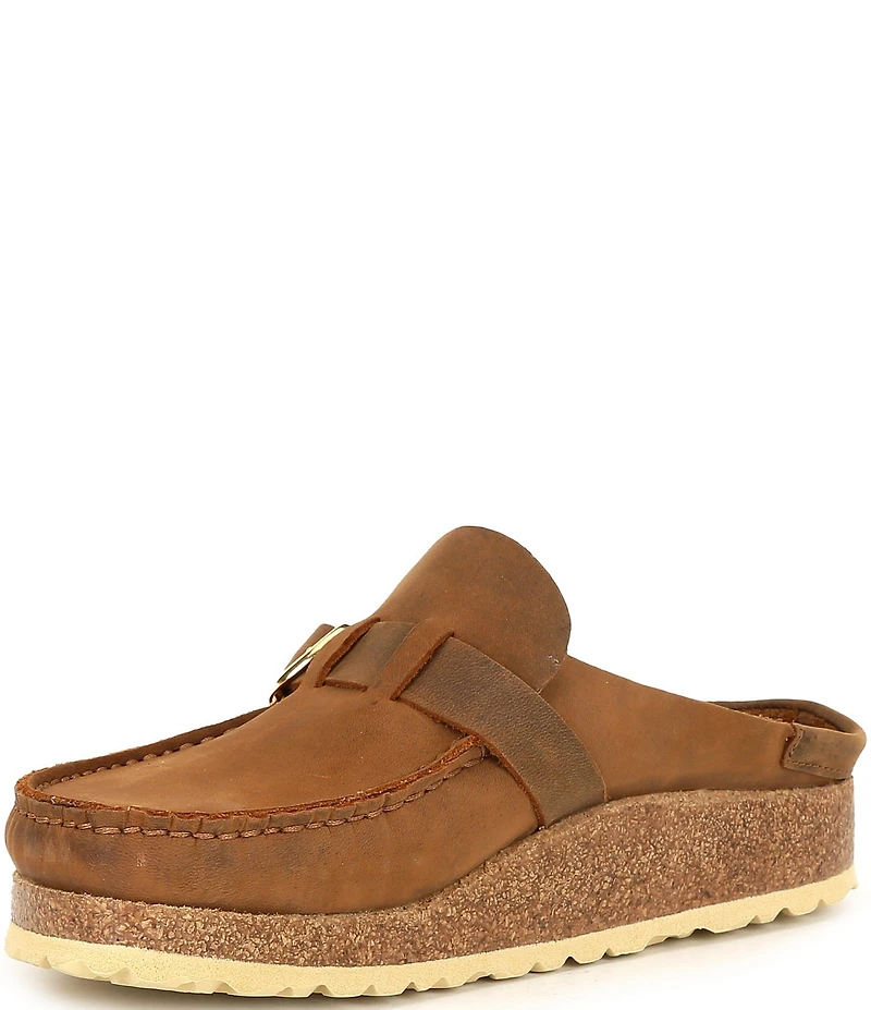 Birkenstock Women's Buckley Oiled Leather Clogs