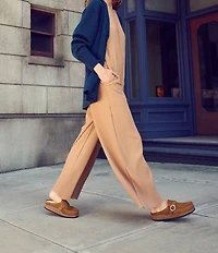 Birkenstock Women's Buckley Suede Shearling Clogs