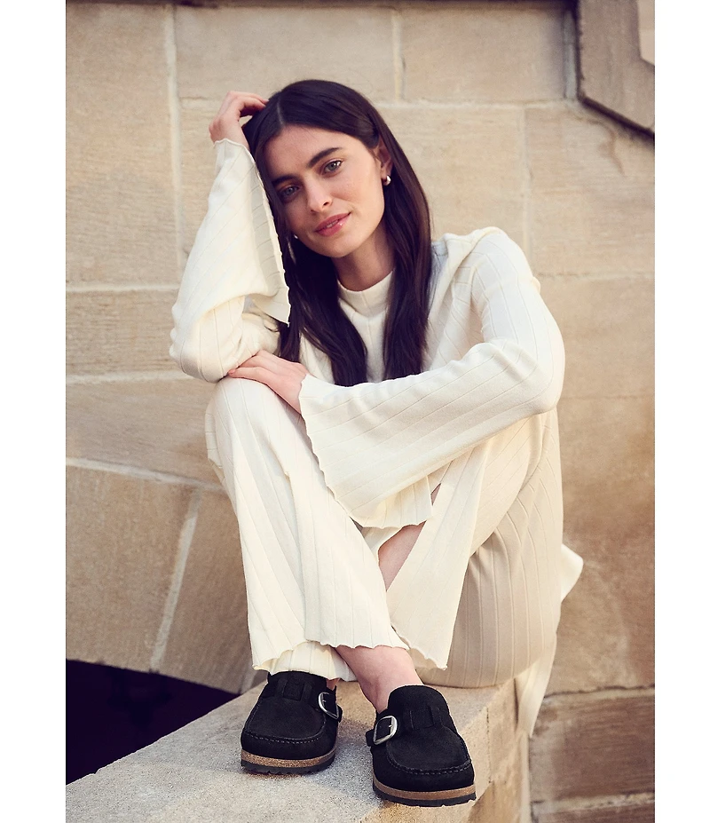 Birkenstock Women's Buckley Suede Clogs