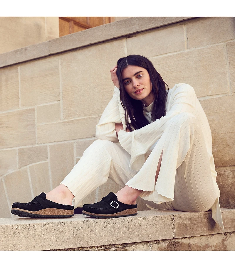 Birkenstock Women's Buckley Suede Clogs