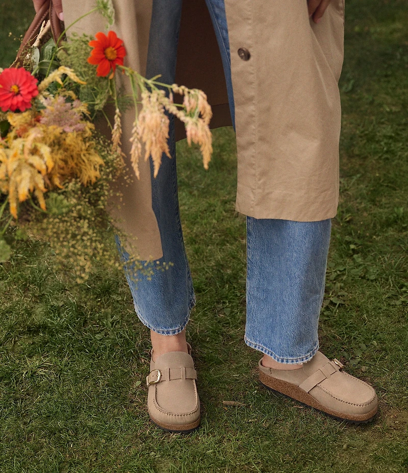 Birkenstock Women's Buckley Suede Clogs