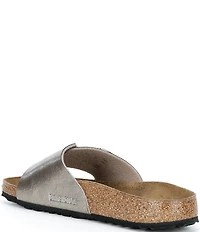 Birkenstock Women's Catalina Luxe Buckle Birko-Flor Slide Sandals