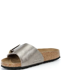 Birkenstock Women's Catalina Luxe Buckle Birko-Flor Slide Sandals