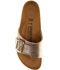Birkenstock Women's Catalina Luxe Buckle Birko-Flor Slide Sandals