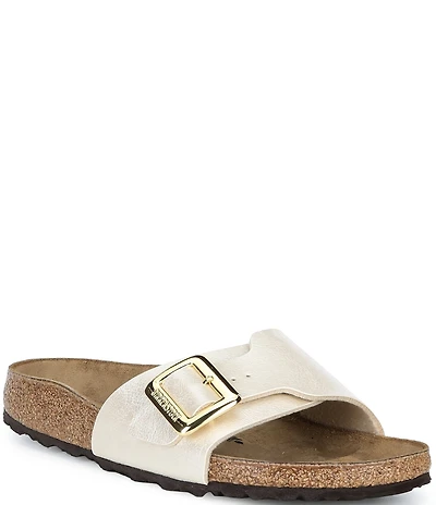 Birkenstock Women's Catalina Luxe Buckle Birko-Flor Slide Sandals