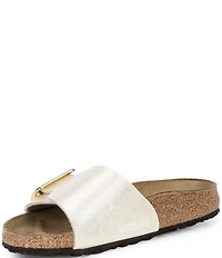Birkenstock Women's Catalina Luxe Buckle Birko-Flor Slide Sandals