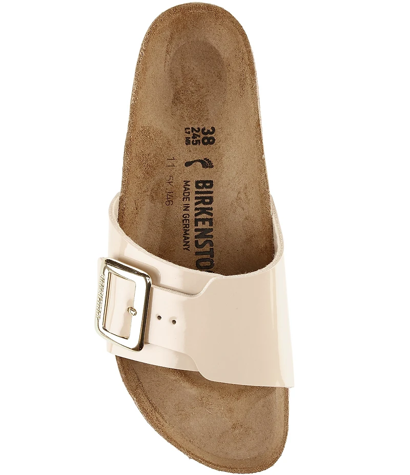 Birkenstock Women's Catalina Luxe Buckle Patent Slide Sandals