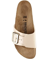 Birkenstock Women's Catalina Luxe Buckle Patent Slide Sandals