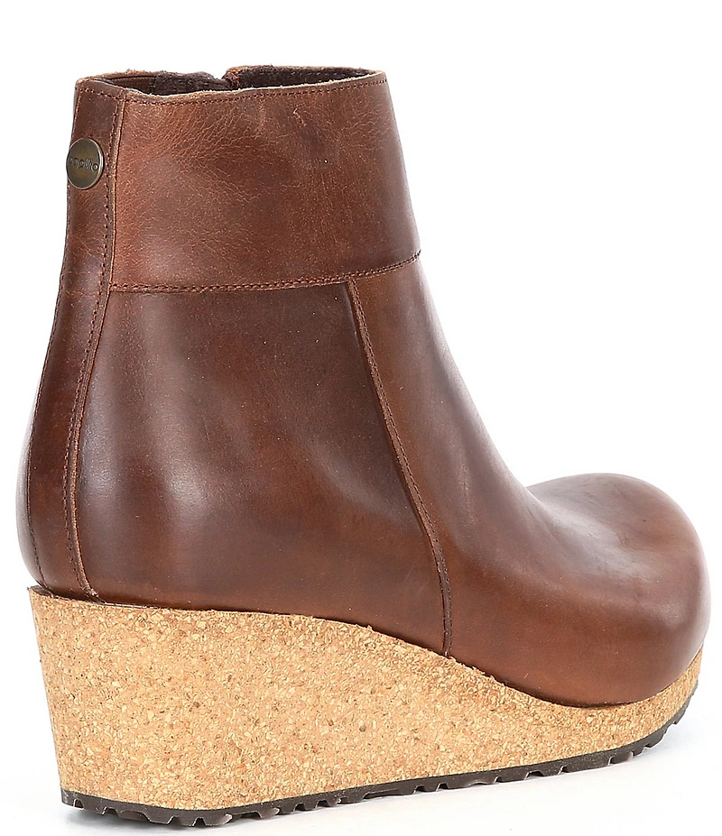 Papillio by Birkenstock Ebba Leather Platform Wedge Booties