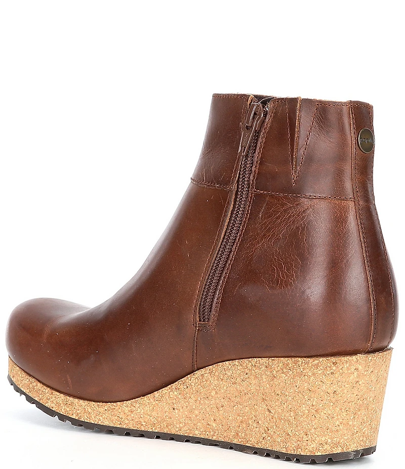 Papillio by Birkenstock Ebba Leather Platform Wedge Booties