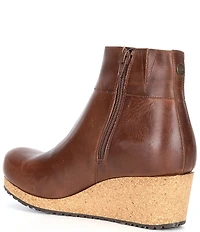 Papillio by Birkenstock Ebba Leather Platform Wedge Booties