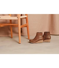 Papillio by Birkenstock Ebba Leather Platform Wedge Booties
