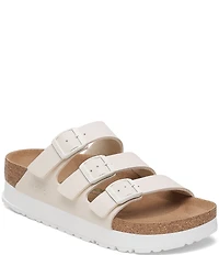 Birkenstock Women's Florida Flex Platform Triple Strap Slide Sandals